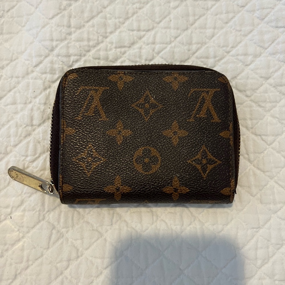 Brown monogram wallet